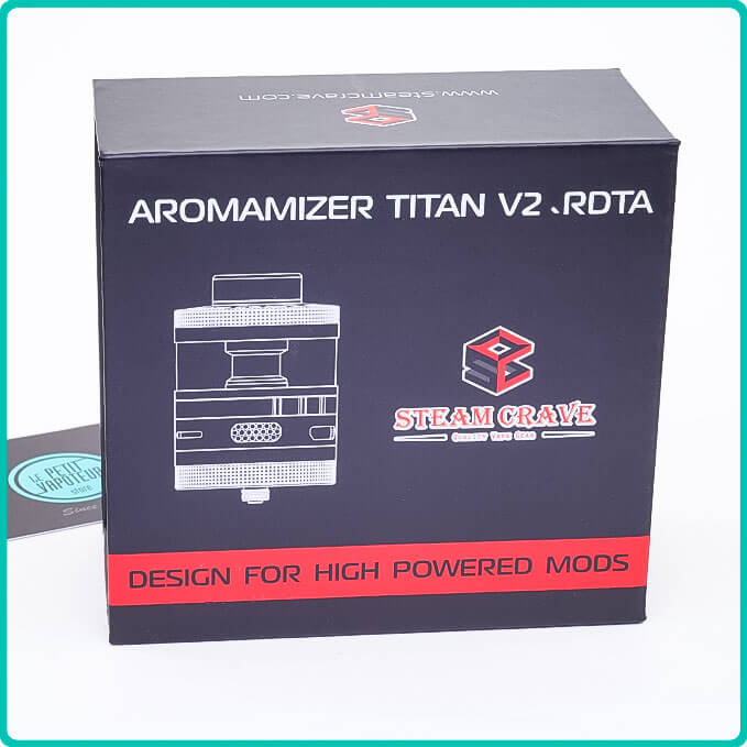 Packaging de l'Aromamizer Titan V2 RDTA